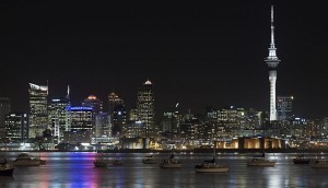 Auckland at night